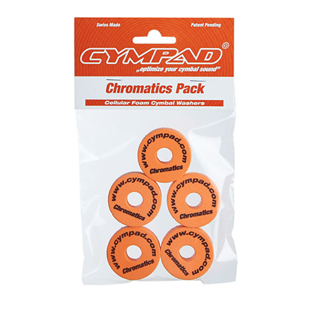Cympad Chromatics Cymbal Pad in Orange (5pk) - 40x15mm