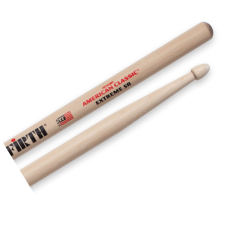 Vic Firth Extreme 5B American Classic Wood Tip Drumsticks