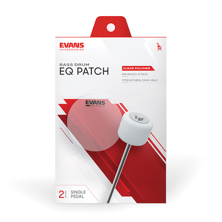 Evans EQ Single Pedal Patch Clear