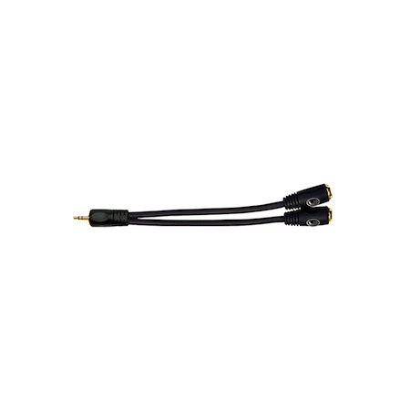 Planet Waves Stereo Male 1/8" to Dual Stereo Female 1/8"