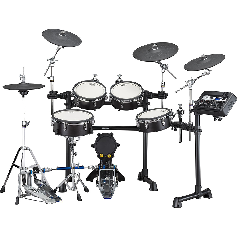Yamaha DTX8K-X Electronic Drum Kit in Black Forest with Silicone Heads