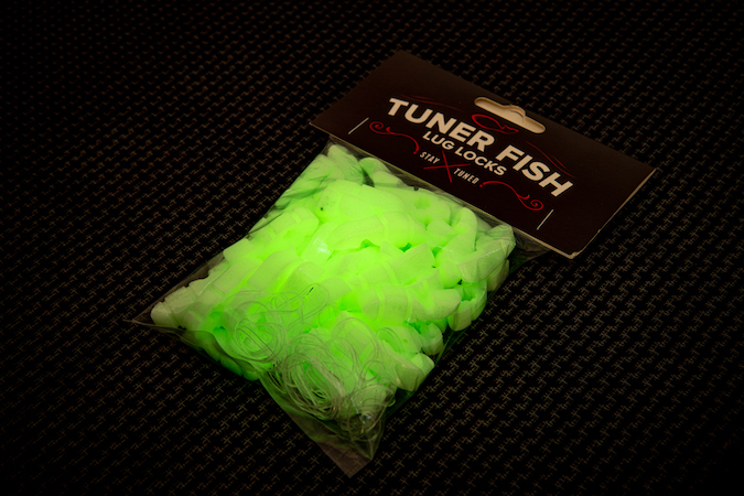 Tuner Fish Limited Edition Glow In the Dark Lug Locks - 50 Pack
